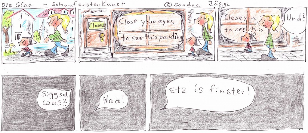 Comic: Schaufensterkunst 1
