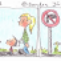 Das Autoverbotsschild