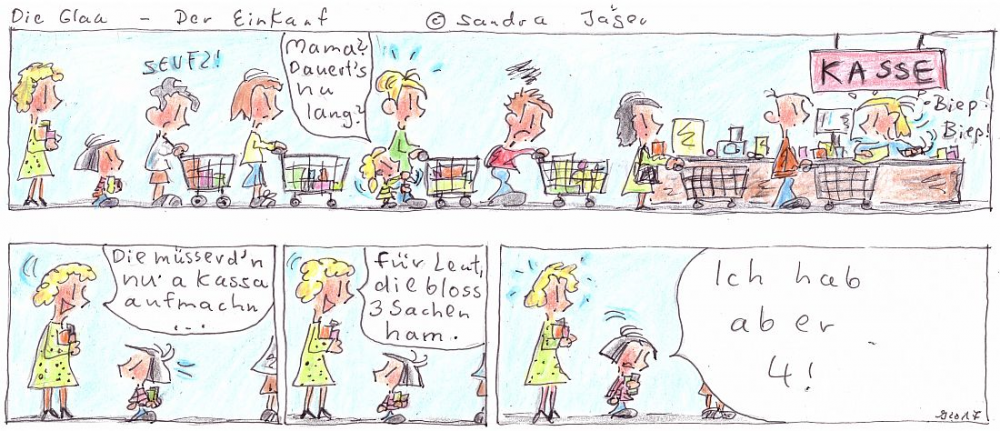 Comic: Der Einkauf 1