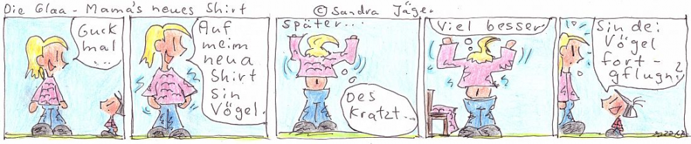 Comic: As neie Hemmerd (Mamas neues Shirt) 1