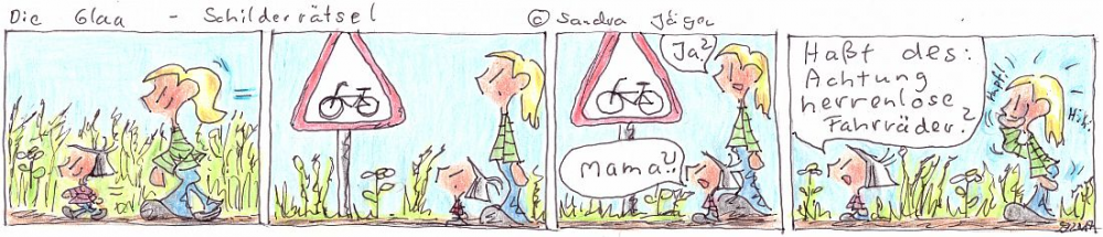 Comic: Schilderrätsel 1
