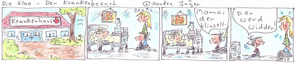 Comic: Der Krankenbesuch 1