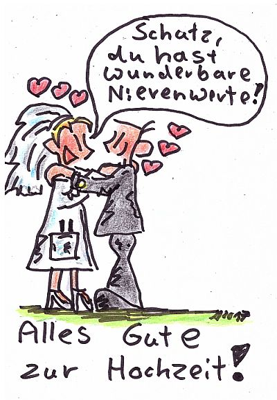 Cartoon: Hochzeitskarte 1