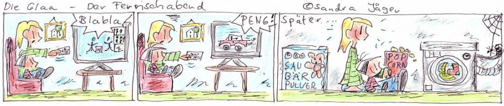 Comic: Der Fernsehabend 1