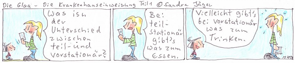 Comic: Die Krankenhauseinweisung Teil 1 1