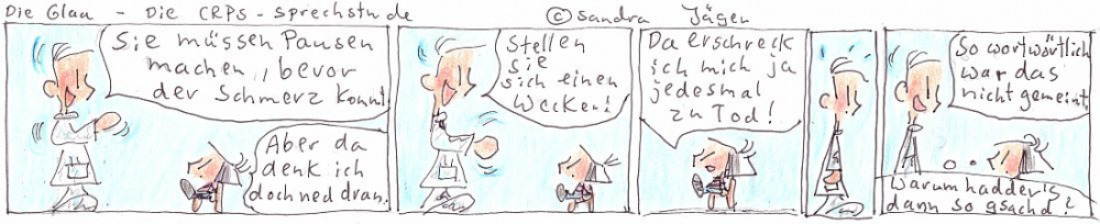 Comic: Die CRPS-Sprechstunde 1