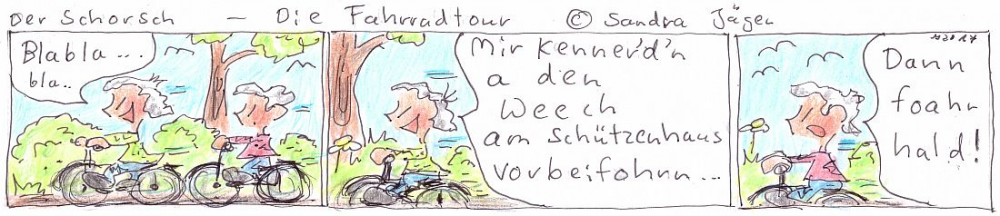 Comic: Die Fahrradtour 1