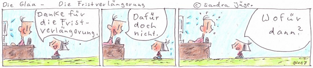 Comic: Die Fristverlängerung 1