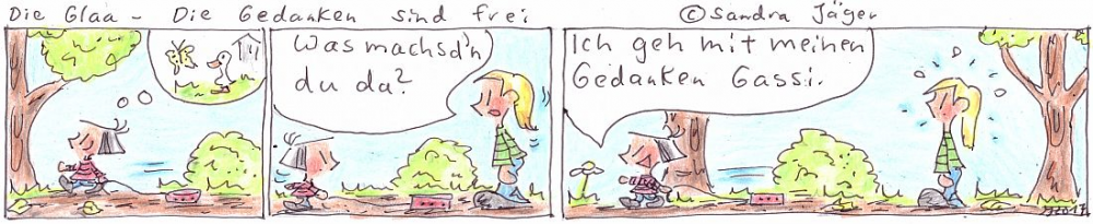 Comic: Die Gedanken sind frei... 1