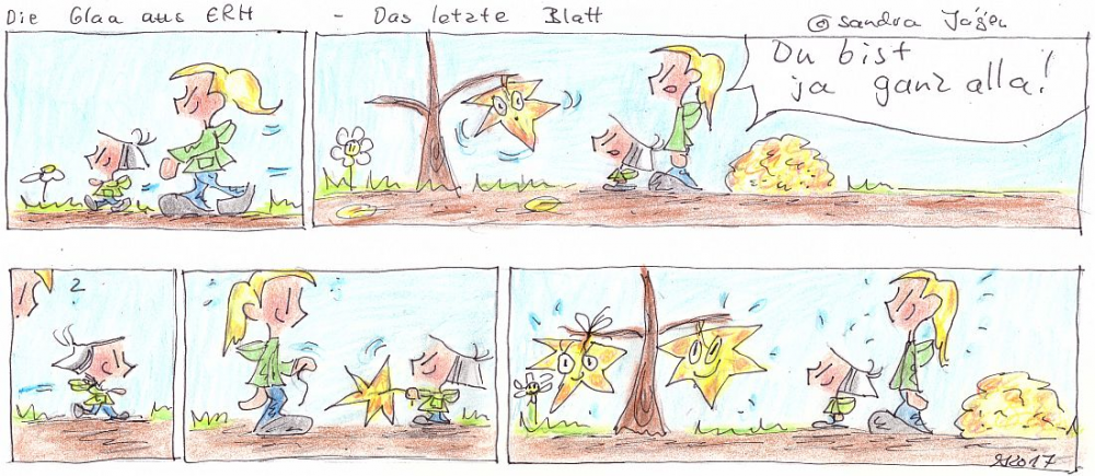 Comic: Das letzte Blatt 1