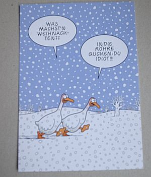Comic: Die Weihnachtskarte 2