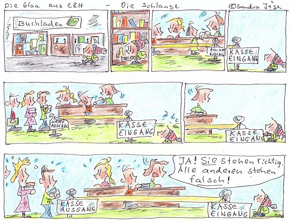 Comic: Die Warteschlange 1
