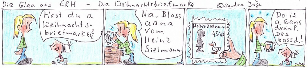 Comic: Die Weihnachtsbriefmarke 1