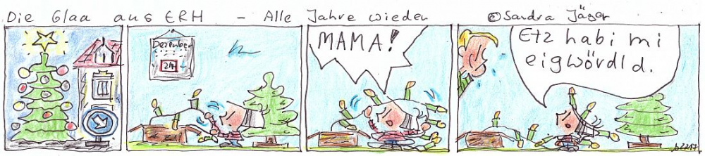 Comic: Alle Jahre wieder (die Lichterkette) 1