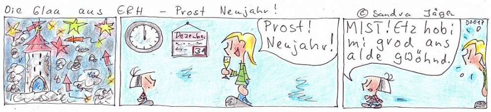 Comic: Silvester/Prost Neujahr 2