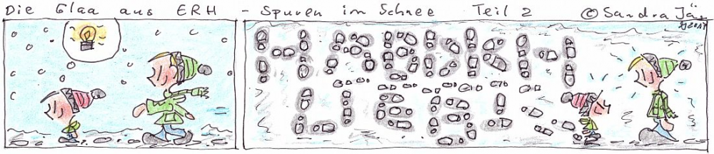 Comic: Spuren im Schnee 1