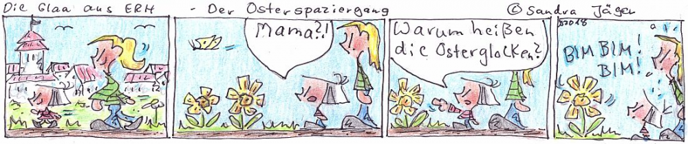 Comic: Der Osterspaziergang 1
