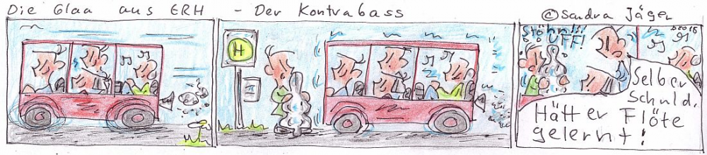 Comic: Der Kontrabass 1