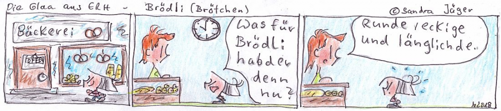 Comic: Brödli (Brötchen) 1