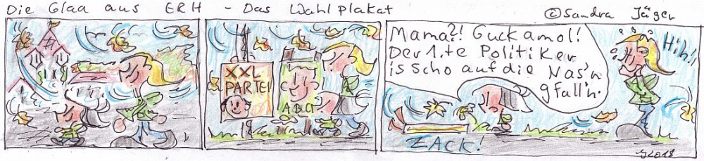 Comic: Das Wahlplakat 1
