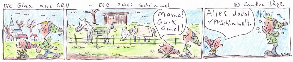 Comic: Die zwei Schimmel 1