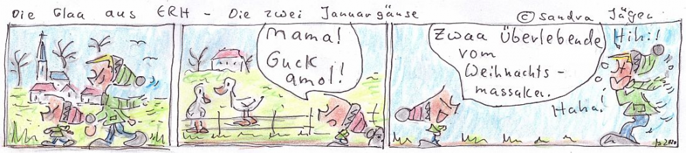 Comic: Die Januargänse 1