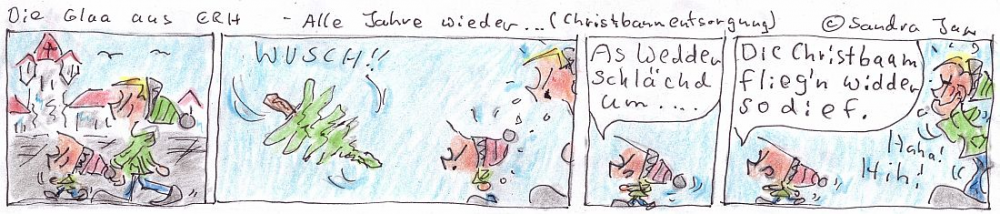 Comic: Alle Jahre wieder (Die Christbaumabholung) 1