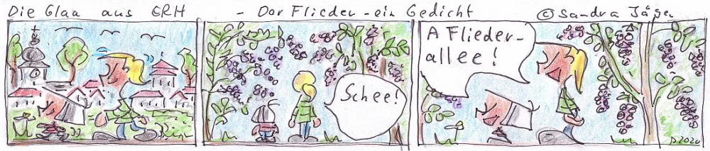 Comic: Flieder - ein Gedicht 1