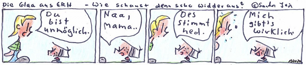 Comic: Wie schaust denn du scho widder aus? 1