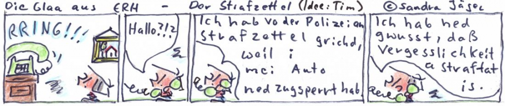 Comic: Der Strafzettel 1