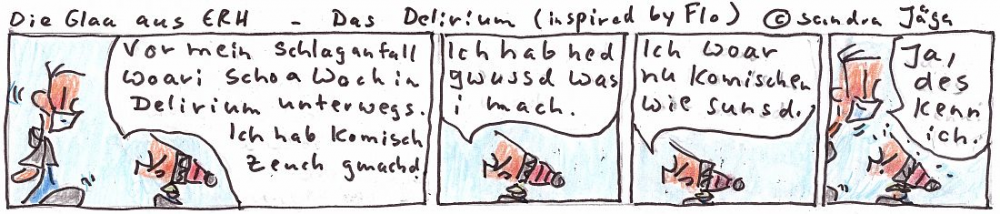 Comic: Das Delirium (der Schlaganfall) 1