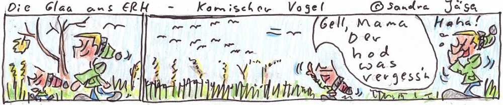 Comic: Komischer Vogel 1