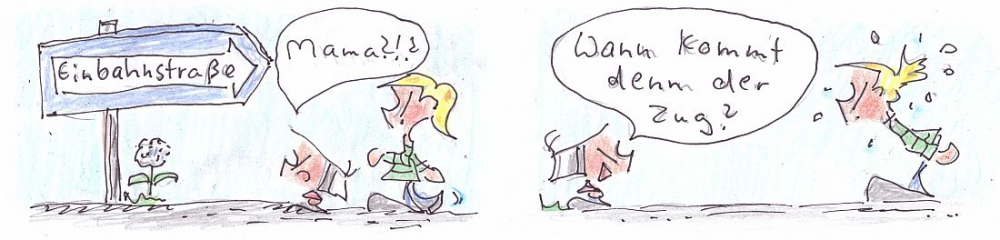 Comic: Die Einbahnstrasse 1