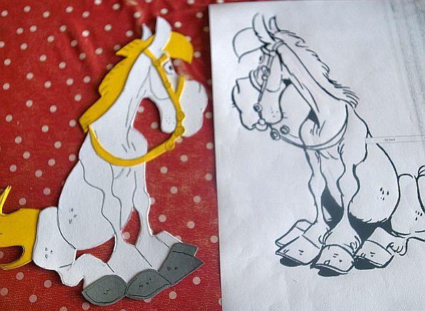 Cartoon: Jolly Jumper aus Tonkarton 1