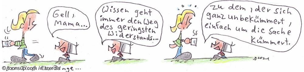 Comic: Der Fluss der Dinge 1