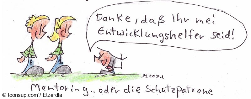 Cartoon: Der Schutzpatron 1