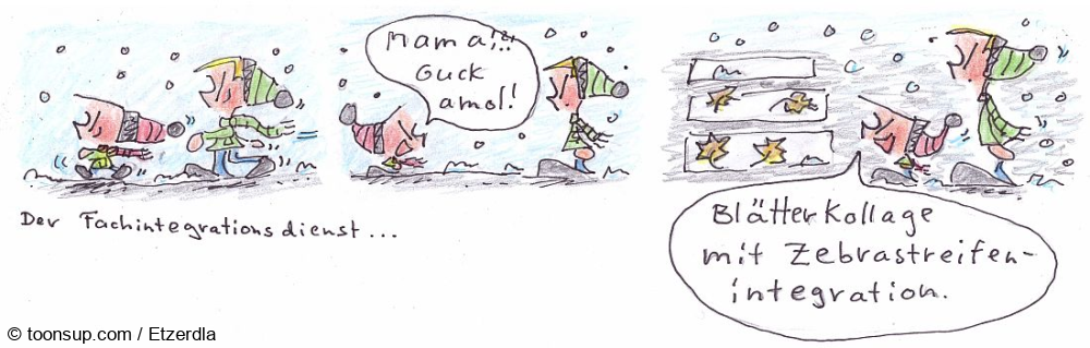 Comic: Integrationsfachdienst 1