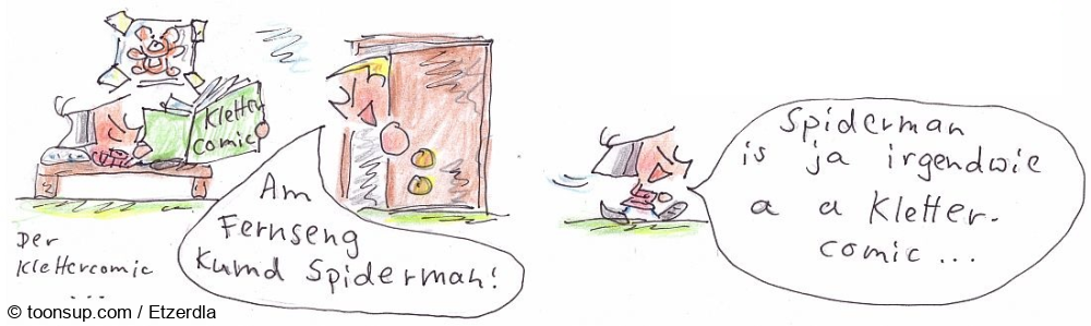 Cartoon: Der Klettercomic 1