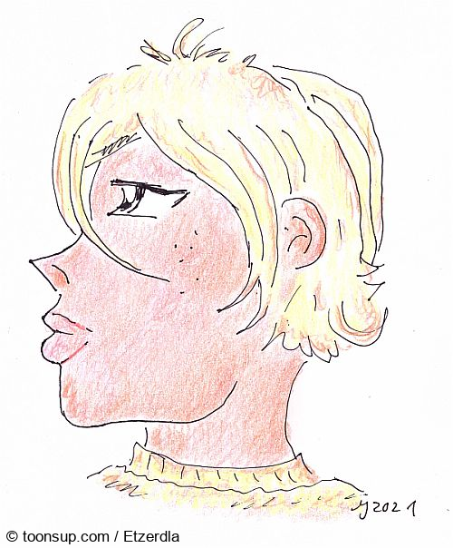 Illustration: Manga-Junge 1