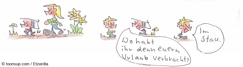 Comic: Das Urlaubserlebnis 1