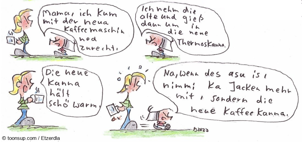 Comic: Die neue Kaffeemaschin 1