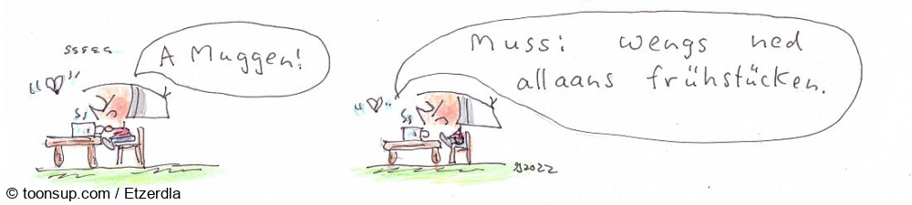 Comic: Das Frühstück 1