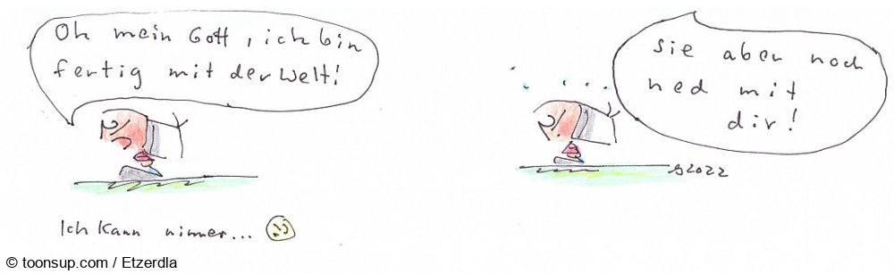 Comic: Ich bin fertig mit der Welt ... 1