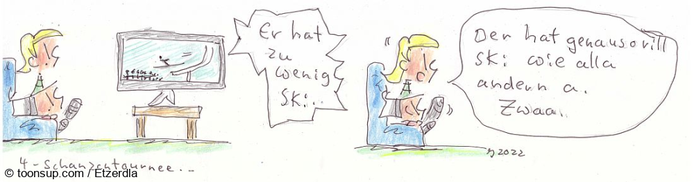 Comic: 4 Schanzentournee 1