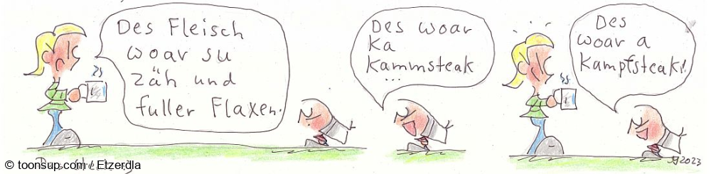 Comic: Das Steak 1