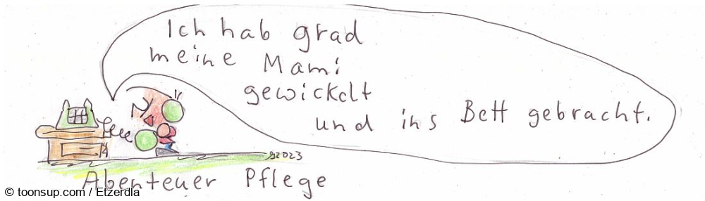 Cartoon: Abenteuer Pflege 1