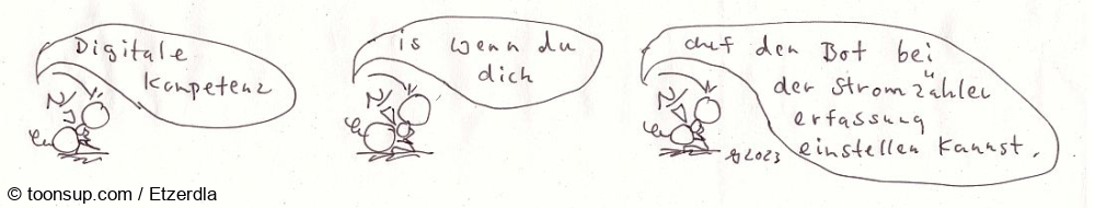 Comic: Digitale Kompetenz 1