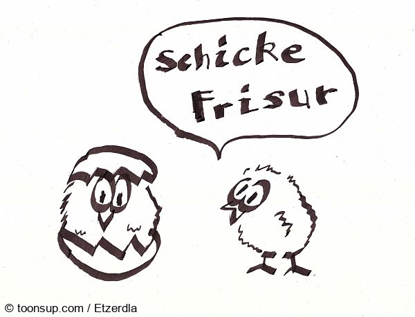 Cartoon: Küken Cartoon 1