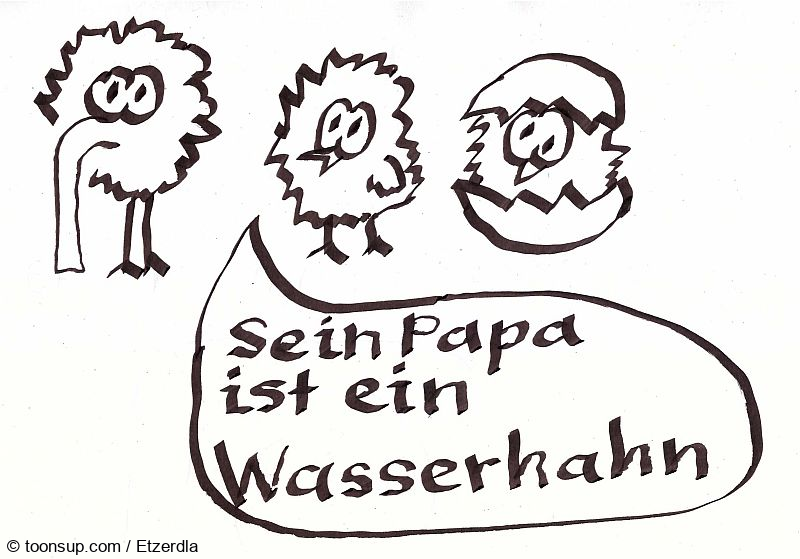 Cartoon: 4 Küken Cartoons 3