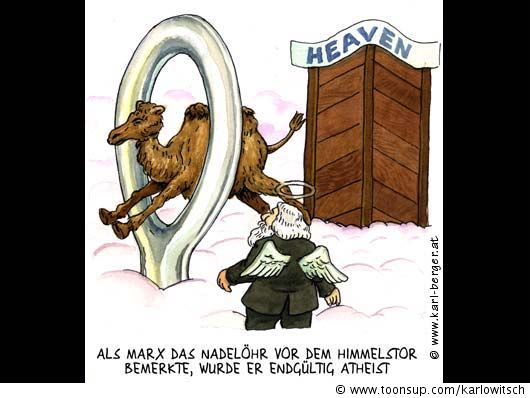 Cartoon: marx im himmel 1